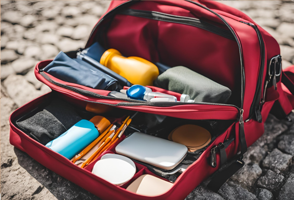 how to pack a backpack for camping, efficient camping packing list for beginners.